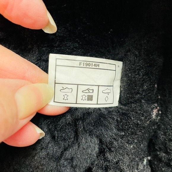 UGG Australia Short Boots Womens 8 Black Suede Leather Studded Zip Comfort - Picture 8 of 11